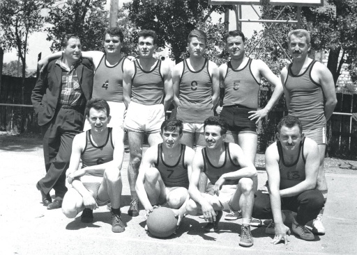 Equipe du Comit dEntreprise des Forges de Tamaris  -  1962